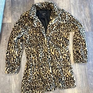 Cheetah Print Coat